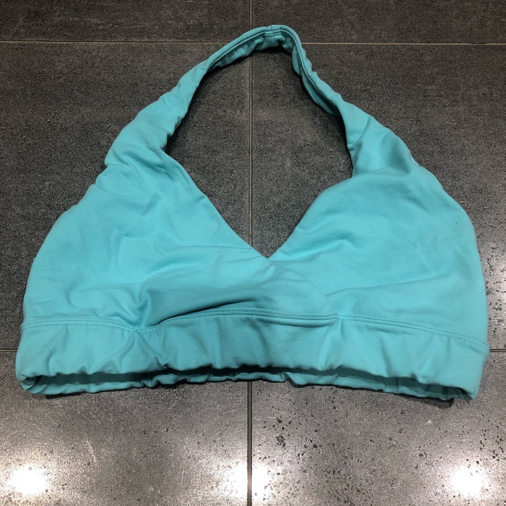 Public Myth Halter Sports Bra – Mint Green